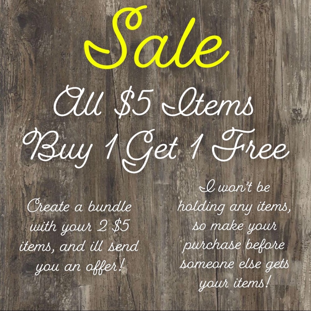 $5 SALE